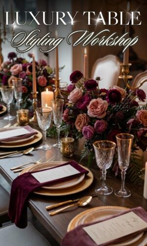 LUXURY TABLE STYLING WORKSHOP